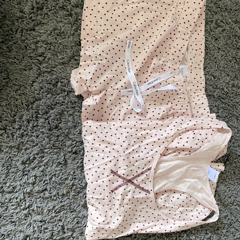 Calvin Klein pajama set NWOT